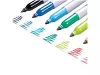 Een Viltstift Sharpie incl 10 nieuwe kleuren F ass koop je bij All Office Kuipers BV