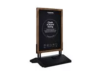 Een Krijt stoepbord Europel Swing 70x100cm koop je bij Schellen Boek- en Kantoorboekhandel