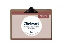 Een Klembord Europel A3 liggend hout koop je bij Kantorice office & business supplies