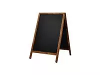 Een Krijt stoepbord Europel 660x1040mm natur koop je bij Kantoorboekhandel Van Atten