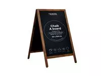 Een Krijt stoepbord Europel 660x1040mm natur koop je bij De Rijk Kantoorshop