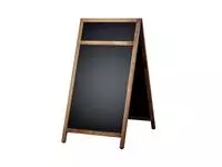 Een Krijt stoepbord Europel 660x1280mm DELUX natuur koop je bij Kantorice office & business supplies