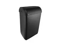 Een Afvalbak BlackSatino 43L zwart 331760 koop je bij Quality Office Supplies