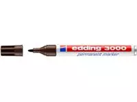 Een Viltstift edding 3000 rond 1.5-3mm donkerbruin koop je bij Friese Schrijfkamer