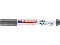 Een Viltstift edding 4500 textiel rond 2-3mm grijs koop je bij Kantorice office & business supplies