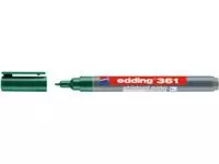 Een Viltstift edding 361 whiteboard rond 1mm groen koop je bij Kantorice office & business supplies