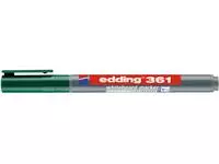 Een Viltstift edding 361 whiteboard rond 1mm groen koop je bij BeteS