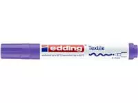 Een Viltstift edding 4500 textiel rond 2-3mm neon violet koop je bij Kantorice office & business supplies