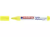 Viltstift edding 4500 textiel rond 2-3mm neon geel