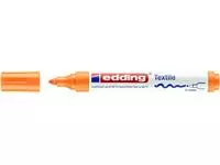 Een Viltstift edding 4500 textiel rond 2-3mm neon oranje koop je bij De Rijk Kantoorshop