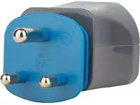 Buy your Reisstekker Brennenstuhl adapter wereld 150 landen met aarding zwart at QuickOffice BV