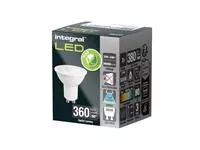 Een Ledlamp Integral GU10 6500K koel wit 2.0W 380lumen koop je bij All Office Kuipers BV