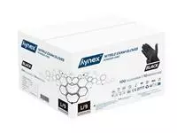 Een Handschoen Hynex L nitril zwart pak à 100 stuks koop je bij QuickOffice BV