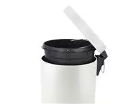 Een Afvalbak Vepa Bins pedaalemmer 12 liter wit koop je bij De Joma BV