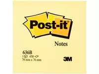 Een Memoblok 3M Post-it 636 76x76mm kubus geel koop je bij All Office Kuipers BV