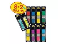 Een Indextabs 3M Post-it 683 11.9x43.2mm 8 kleuren assorti + 2 sets pijlvorm gratis koop je bij Romijn Office Supply