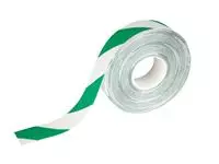 Een Vloermarkeringstape DURALINE 50mmx30m groen-wit koop je bij Clippz! Office Supplies