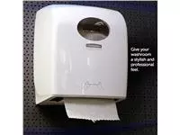 Een Handdoekroldispenser Aquarius 6959 wit koop je bij All Office Kuipers BV