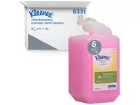 Een Handzeep Kleenex 6331 dagelijk roze 1 liter koop je bij All Office Kuipers BV