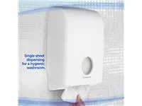 Een Handdoekdispenser Aquarius 6945 voor i-vouw wit koop je bij All Office Kuipers BV