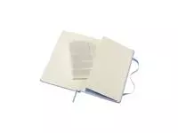 Een Notitieboek Moleskine pocket 90x140mm blanco hard cover hydrangea blue koop je bij De Joma BV