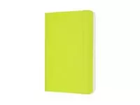 Een Notitieboek Moleskine pocket 90x140mm lijn soft cover lemon green koop je bij De Joma BV