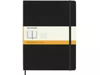 Notitieboek Moleskine XL 190x250mm lijn hard cover zwart