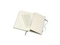 Een Notitieboek Moleskine pocket 90x140mm ruit 5x5mm hard cover myrtle green koop je bij iPlusoffice