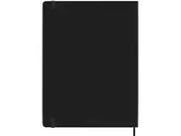 Notitieboek Moleskine XL 190x250mm blanco hard cover zwart