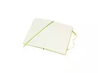 Een Notitieboek Moleskine large 130x210mm blanco hard cover lemon green koop je bij De Joma BV