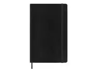 Een Notitieboek Moleskine large 130x210mm ruit 5x5mm soft cover zwart koop je bij De Joma BV
