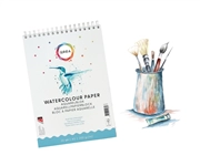 Een Aquarelblok Qrea A5 20vel 200gr spiraal koop je bij Peter Wind