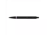 Een Balpen Parker IM black purple vibrant ring medium blister à 1 stuk koop je bij Clippz! Office Supplies