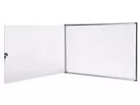 Een Binnenvitrine wand MAULextraslim whiteboard 8xA4 met slot koop je bij De Joma BV