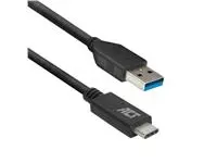 Een Kabel ACT USB A 3.2 naar USB-C 2 meter koop je bij D. Sonneveld B.V.