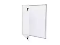 Een Binnenvitrine wand MAULextraslim whiteboard 12xA4 met slot koop je bij Company Supplies