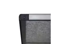 Een Scheidingswand MAUL akoestiek Uplight 100x180 donkergrijs antraciet frame mobiel koop je bij De Joma BV