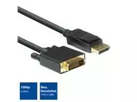 Een Kabel ACT DisplayPort naar DVI 1.8 meter zwart koop je bij van Kerkvoorde & Hollander B.V.