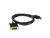 Kabel ACT DisplayPort naar DVI 1.8 meter zwart