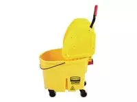 Mopemmer Rubbermaid Wavebrake met wringer 33liter geel