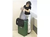 Een Afvalbak Rubbermaid Slim Jim Vented met luchtsleuven 60L groen koop je bij De Joma BV