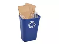 Een Papierbak Rubbermaid recycling groot 39L blauw koop je bij Schellen Boek- en Kantoorboekhandel