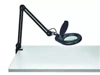 Een Loeplamp MAUL Viso LED tafelklem zwart koop je bij All Office Kuipers BV