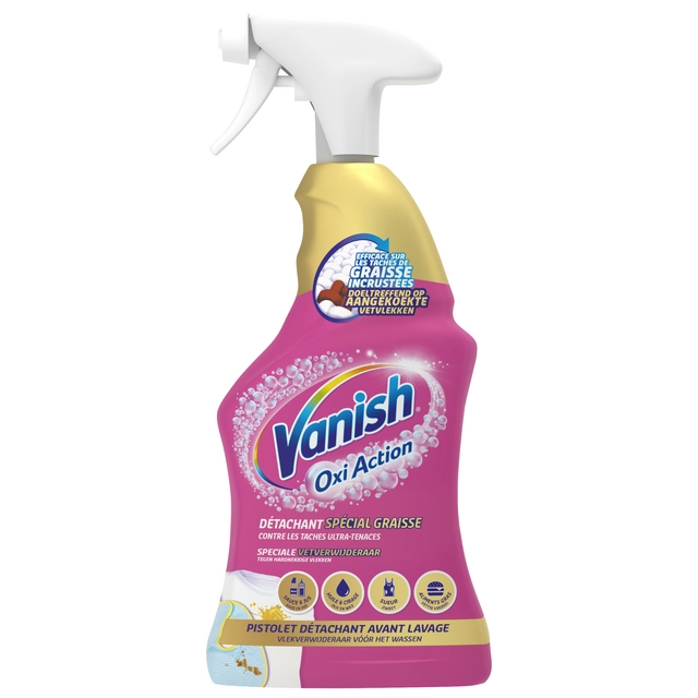 Een Vlekkenverwijderaar Vanish Oxi Action Gold 500ml koop je bij Den Otter Kantoorpartners B.V.