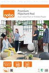 Een Flipoverpapier Nobo Premium 60x85cm dubbelzijdig plano 2 stuks koop je bij De Joma BV