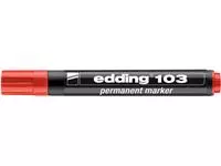 Een Viltstift edding 103 rond medium rood koop je bij Clippz! Office Supplies