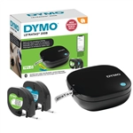 Een Labelprinter Dymo LetraTag 200B draagbaar bluetooth 12mm zwart promopack koop je bij BeteS