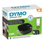 Een Labelprinter Dymo LetraTag 200B draagbaar bluetooth 12mm zwart promopack koop je bij Company Supplies