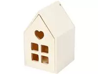 Een Huis met lade Creativ Company 10.8x6.8 cm hout koop je bij All Office Kuipers BV