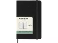 Agenda 2025 Moleskine 12M Planner Weekly 7dagen/2pagina's pocket hc black